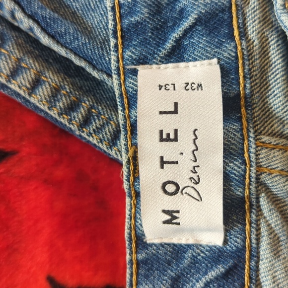 Motel rocks wide leg jeans 32/34 - Picture 2 of 6